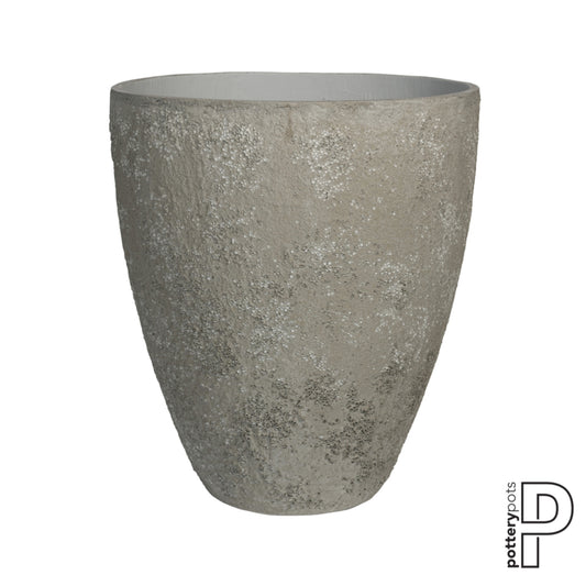 Pottery Pots Oyster Bernd XL (D66cm) White / Grey